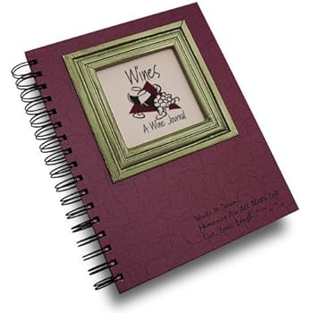 Journals Unlimitedwrite It Down Series Guided Journal Wine A Wine Journal With A Cranberry Hard Cover Made Of Recycled Materials 75x9 - 