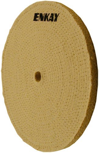 10 Inch Sisal Buffing Wheel 11 Ply (5/8 Inch Thick) X 3/4 Inch Hole
