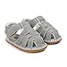 Save Beautiful Summer Baby Sandals Infant Boys Soft Sole Non-Slip First Walkers Shoes (5.12inches(12-18months), Style(C)-Gray)