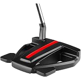 Orlimar Golf F4 Mallet Putter 35 Inch Right Or Left Handed Option with High MOI Performance Balance Midsize Putter Grip Alignment Sight Line and Protective Headcover