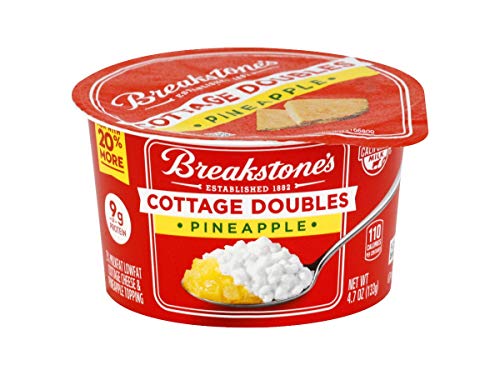 Breakstones Cottage Doubles Pineapple Cottage Cheese, 4.7 Ounce -- 12 per case.