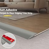Zayejod 3m Grey Self-Adhesive PVC Floor Doorway Transition Strip 30mm view 5