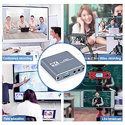 Capture Card 1080p 60fps, 4K HDMI Video Game