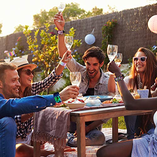 VGOODALL 12 PCS Glitter Slap Bracelet Kids Sequin Bracelet Mermaid Bracelet Flip Wristband Bracelet Kids Birthday Party Favors Supplies