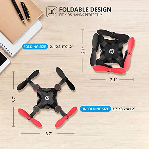 Holy Stone HS190 Foldable Mini Nano RC Drone for Kids Gift Portable Pocket Quadcopter with Altitude Hold 3D Flips and… - Image 3