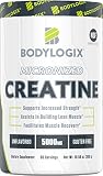Bodylogix Micronized Creatine Monohydrate Powder, NSF Certified, Unflavored, 300g