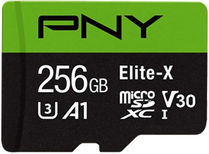 PNY 256GB Elite-X Class 10 U3 V30 microSDXC Flash Memory Card