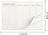 Kuou Weekly Planner Pad 60 Sheets B5 To Do List Organizer view 5