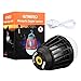 ENKEEO 2-in-1 Camping Lantern Bug Zapper Tent Light - Portable IPX6 Waterproof Mosquito Killer LED Lantern with 2000mAh Rechargeable Battery, Retractable Hook, Removable Lampshade (Black)