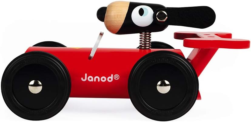Janod Spirit Car Dan, Red, Medium - Image 5