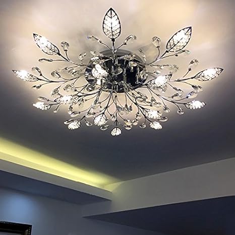 modern leaf chandelier