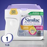 Similac Pro-Total Comfort Infant Formula, Non-GMO, Easy-to-Digest, Gentle Formula, with 2'-FL HMO, for Immune Support, Baby Formula, Powder, 22.5 Ounce (Pack of 1)