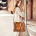 S-ZONE Women Genuine Leather Top Handle Satchel Daily Work Tote Shoulder Bag