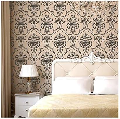 Karim Damask Furniture Wall Floor Stencil For Painting Furniture