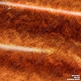 3M DI-NOC WG-364GN GLOSS BUBINGA WOODGRAIN 3in x 5in (SAMPLE SIZE) Vinyl Film Series