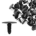 uxcell 50pcs 7mm Plastic Fastener Rivet Clips Bumper Shield Retainer Auto Body Clips