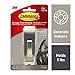 Command Metal Hook, Decorate Damage-Free, 1 hook, 2 strips, Silver (MR03-BN-ES) primary