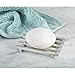 iDesign Steel Self-Draining Kitchen and Bathroom Bar Soap Holder, The Kyoto Collection – 4.25