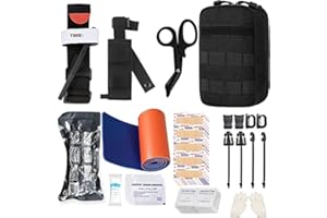 Emergency Survival Kits, Tactical Military Trauma First Aid Kit, Molle EMT IFAK Pouch Outdoor Gear Tourniquet Bandage Bleedin