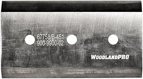 WoodlandPRO 7-1/4" x 4" x 3/8" Chipper Knife for Bandit, Morbark &amp; Woodchuck (R