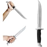inin 13.5" Halloween Rubber Knife,Safe Cosplay &amp; Martial Arts Practice Prop | Ideal Halloween Costume Knife Decor. Best Gift Choice for Halloween Decoration and cosplay