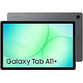 Samsung Galaxy Tab A11+ (CAD Version & Warranty) - Gray 128GB, 11" Android Tablet, External Storage Support, Headphone Jack, 