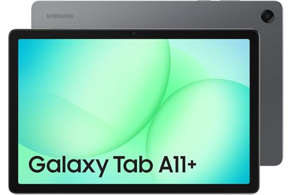 Samsung Galaxy Tab A11+ (CAD Version & Warranty) - Gray 128GB, 11" Android Tablet, External Storage Support, Headphone Jack, 