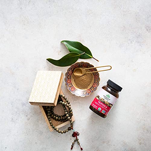 Organic India Triphala Herbal Supplement Digestion & Colon Support, Immune System Support