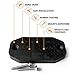 IRONCLAD Rubber Coated Gun Magnet Mount | No-Scratch Magnetic Gun Mount for Car, Desk, Bedside, Office| Easy to Install Magnet Gun Mount for Rapid Draw