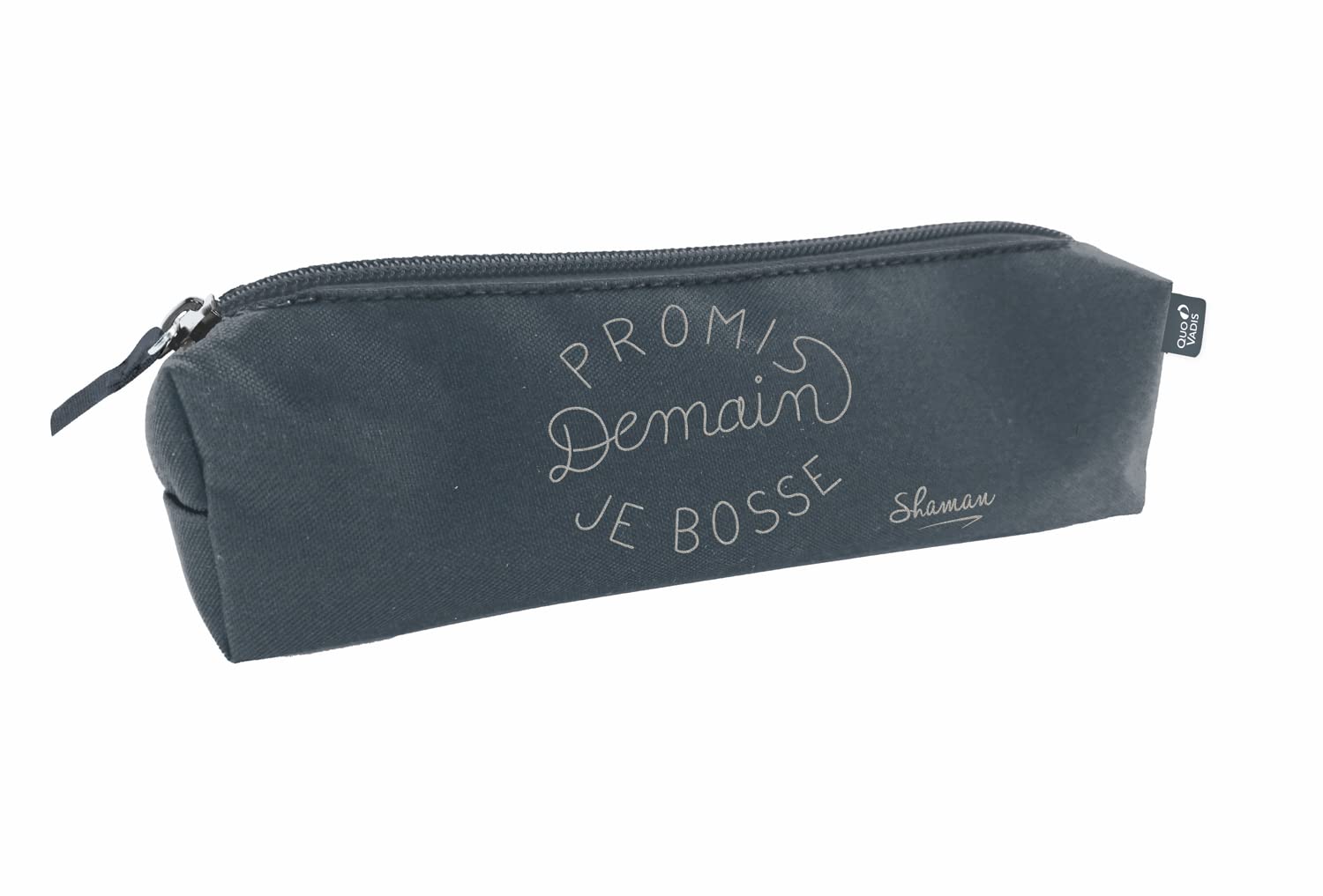 Quo Vadis Shaman Mini Pencil Case 19 x 4.7 x 4.7 cm "Demain je buss" [French Language]