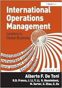 International Operations Management Lessons In Global