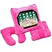 GoGo Travel Pillow for Ipad Tablet Holder, Airplane Neck Pillow, Multi functional 3 in 1 Cushion Lap Desk for On The Go or at Home - Train, Car, Bus, Plane or in Bed - Great Gift for Kids (pink)