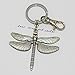 Silver Dragonfly Keychain Fashion Jewellery Silver Keychain Dragonfly Charm Keychain Handmade Keychain Gift for Women Handmade Jewellery Keychain