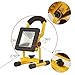 Rechargeable LED Flood Light by Kohars. IP65 Waterproof Portable Cordless 10W LED work patio garden emergency light with Adaptor and Car Charger.