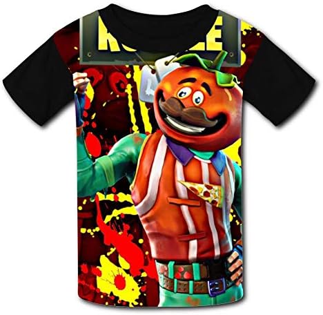 Custom Fort-nite Tomato-Head Boys Girls Teenager Tee Shirt Children Youth T-Shirts