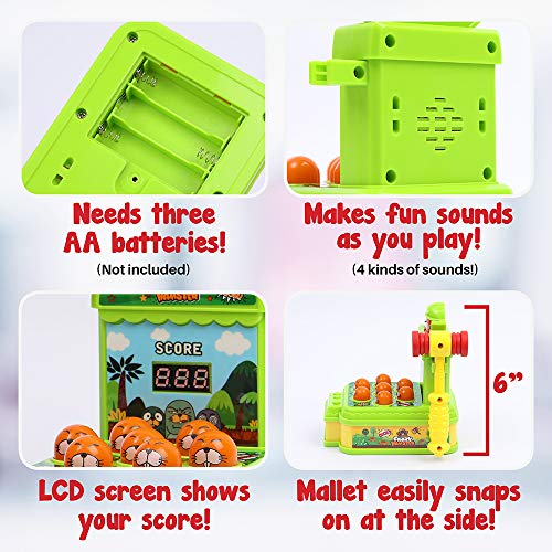 Lemostaar Baby Pounding Toy with Musical Sound Effect - Fun Gift for Toddlers - Hammering Toy Set - Thumbnail 2