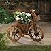 Wooden Bucket Bike Planter