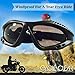 Cycle Clear Motorcycle Goggles - Wind Proof Motorcycle Goggles Will Keep You Tear Free (Black, Smoke)