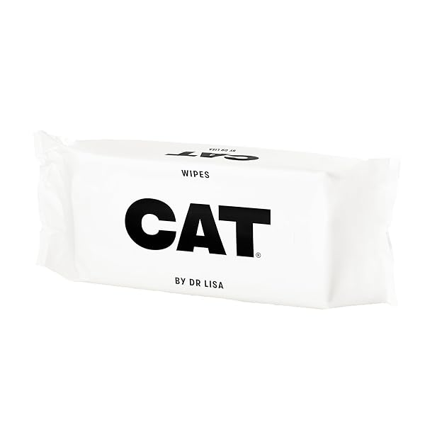 CAT BY DR LISA – CAT WIPES – PLANT-BASED, NATURAL BATHING WIPES FOR CATS – MADE FROM 100% COMPOSTABLE BAMBOO – VET-CREATED – VEGAN – NON-TOXIC – MADE IN NEW ZEALAND (80 PACK)