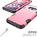 Galaxy S8 Plus Case, KAMII 3in1 [Shockproof] Drop-Protection Hard PC Soft Silicone Combo Hybrid Impact Defender Heavy Duty Full-Body Protective Case Cover for Samsung Galaxy S8 Plus (Rose+Black)