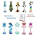 2 Sets Balloon Column Stand Kits 1 Balloon Arch Base and Pole with 4 Feet Height and 2lb Water Fillable Base for Birthday Party Wedding Event