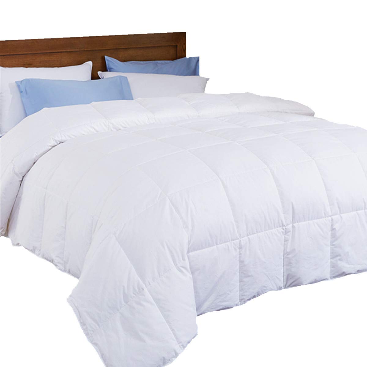 puredown Lightweight Down Comforter Light Warmth Duvet Insert, Twin