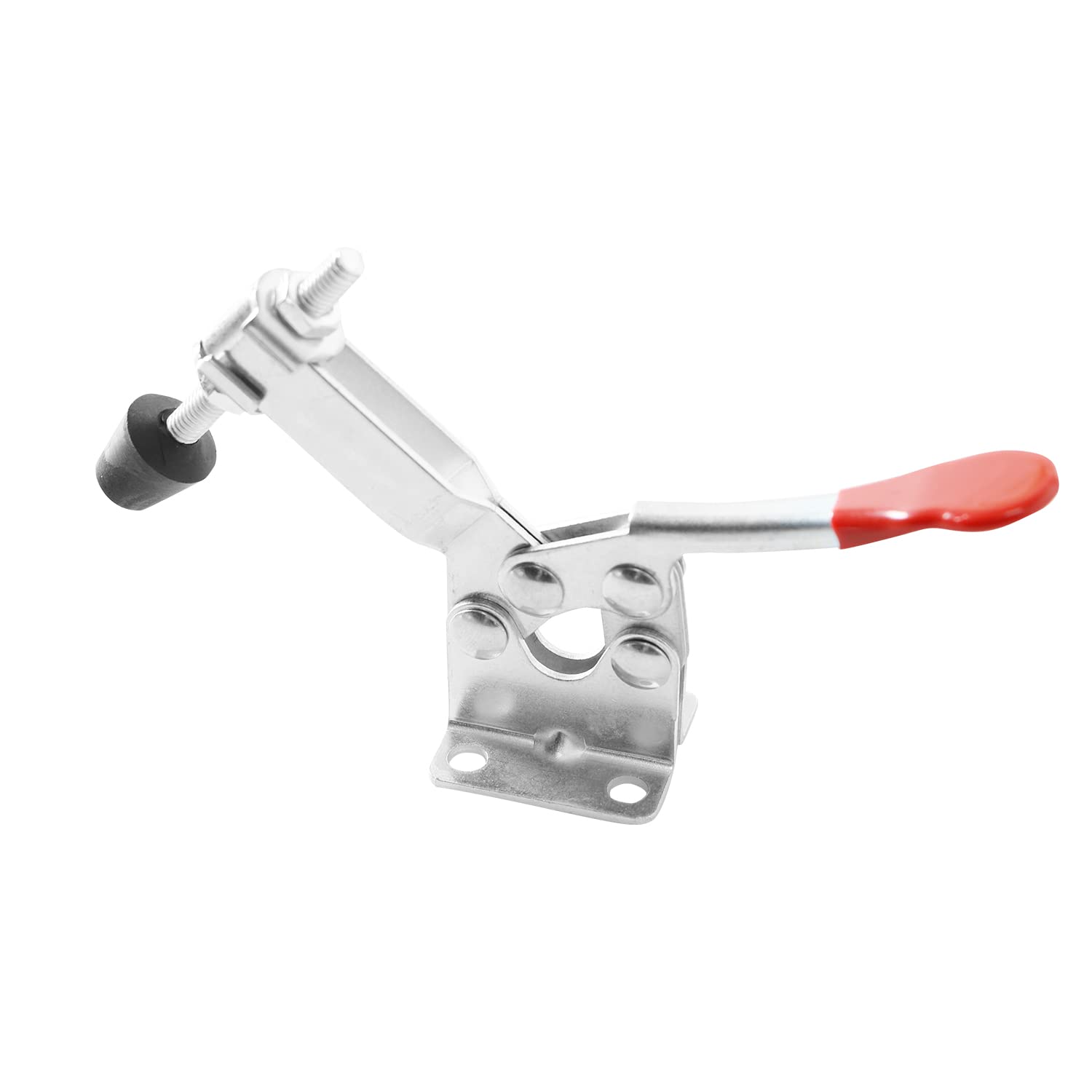 Ohamtes 1PCS 304 Stainless Steel Type 225D, 200KG 440 lbs gripping Force, Quick Release Tool, Hand Toggle Locking clamp, Horizontal Quick clamp, Tool clamp