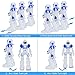 Yeesn Remote Control Robot Toys, RC Robot kit Walking Singing Dancing Sliding Smart Programmable Robotics for Kids Boys Girls