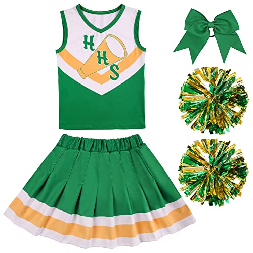 Cheerleader Outfit For Girls Cheerleading Costume For Halloween Dress
