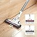 Proscenic Cordless Stick Vacuum, 2-in-1 Cordless Vacuum Cleaner, Powerful Suction Handheld Bagless Stick Vacuum with LED Headlight, Charging Base, Long Lasting, Lightweight, Pets Free