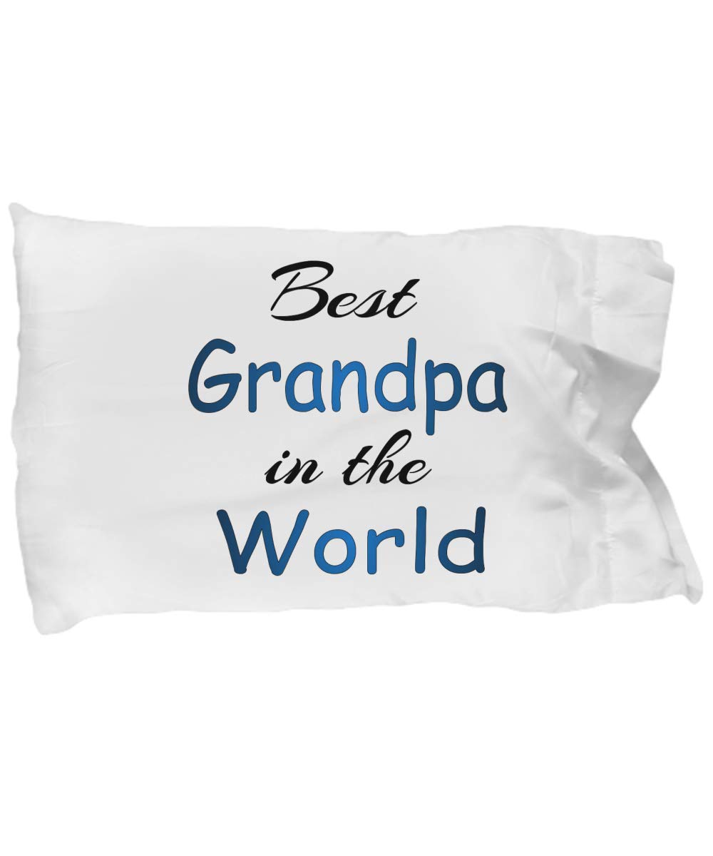 Amazon Com Best Grandpa In The World Pillow Case Kitchen Dining