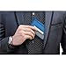 MaxGear Business Card Holder Leather Name Card Holder Fashion Business Card Case Women Pocket Business Card Holders Wallet Business Card Cases with Magnetic Shut,Blue