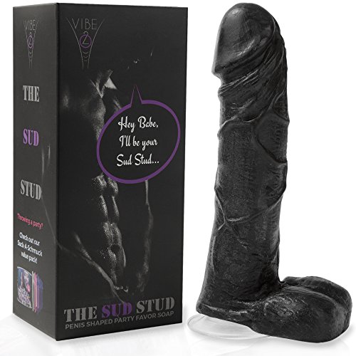 Bachelorette sud stud party favor soap sculptures (blac…