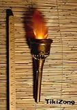 Two Pack Battery Powered Fake (Flameless) Tiki Torch Insert